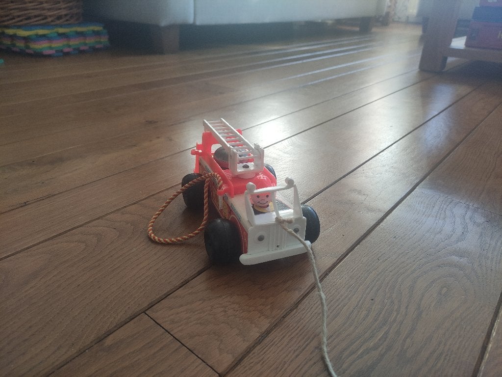 Speelgoed brandweerauto, Ophalen, Gebruikt