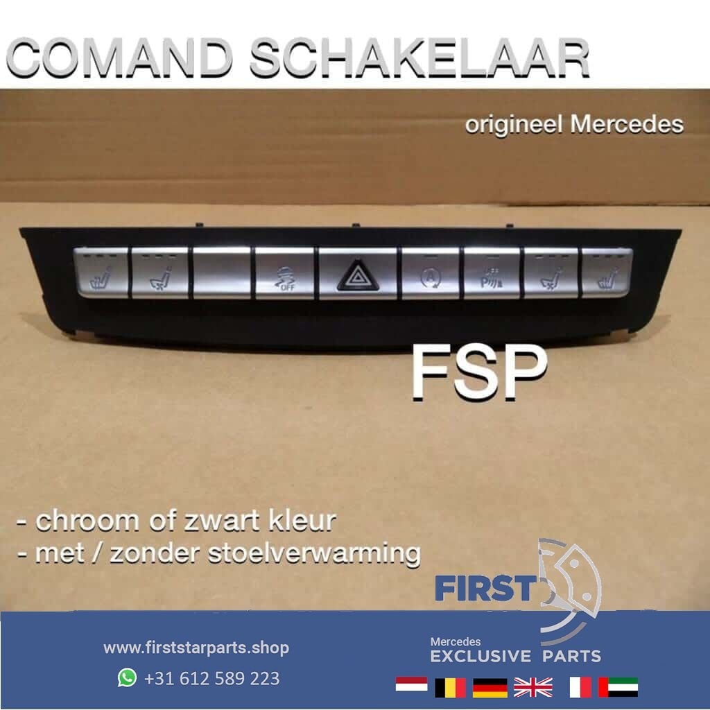 comand stoel gevarendriehoek schakelaar W176 W117 W156 W166