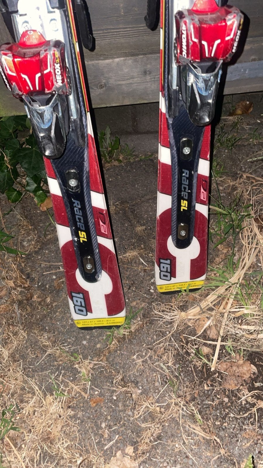 Atomic Race SL 160 cm ski's - Zo goed als nieuw, Ophalen of Verzenden