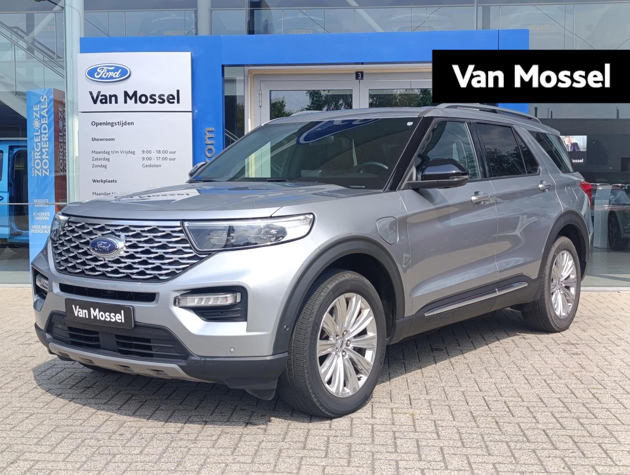 Ford Explorer 3.0 PHEV Platinum | Adaptieve Cruise | Panodak, Automaat, 12 maanden, 14 kWh, Euro 6