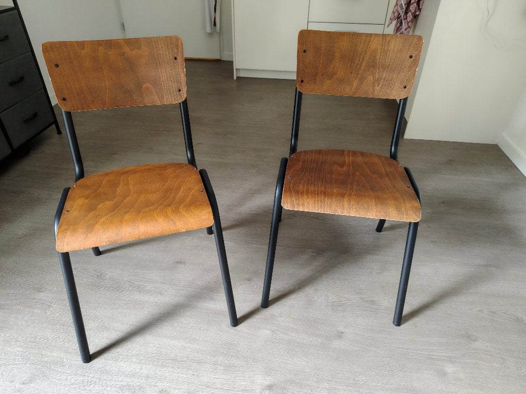 2 eetkamer stoelen, Huis en Inrichting, Stoelen, Ophalen, Gebruikt, Twee, Overige kleuren