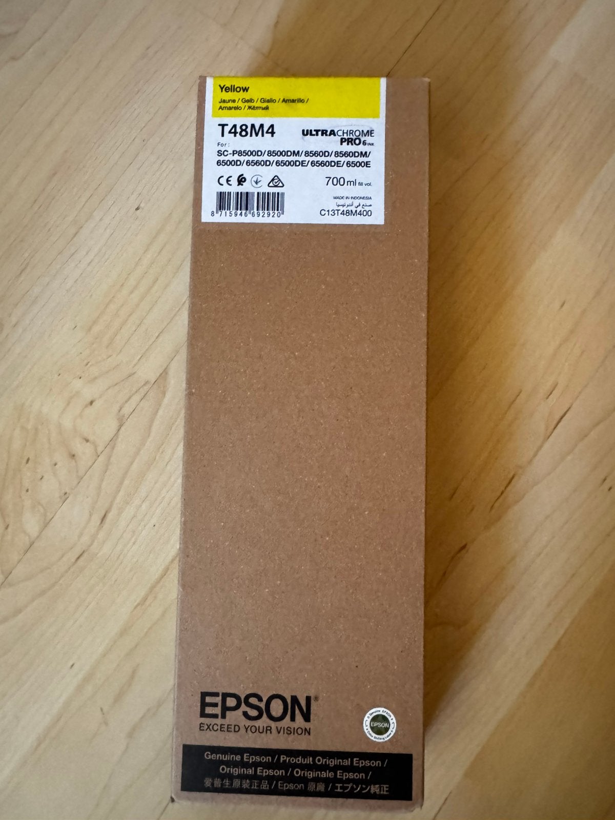 Epson T48M4 Yellow 700ml UltraChrome Pro 6 | Nieuw, Ophalen of Verzenden, Nieuw, Cartridge