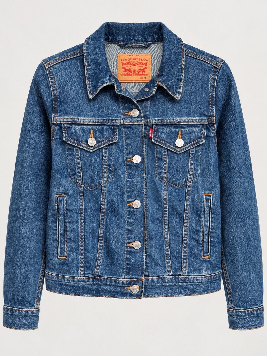 Nieuw Levi's dames spijkerjasje maat S, Blauw, Nieuw, Ophalen of Verzenden, Maat 36 (S)