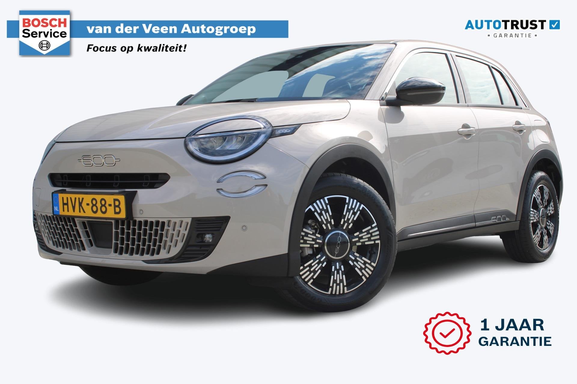 Fiat 600 1.2 Hybrid Urban | Incl. 12 maanden garantie | Stoe, Auto's, Stof, Gebruikt, Euro 6, 1199 cc