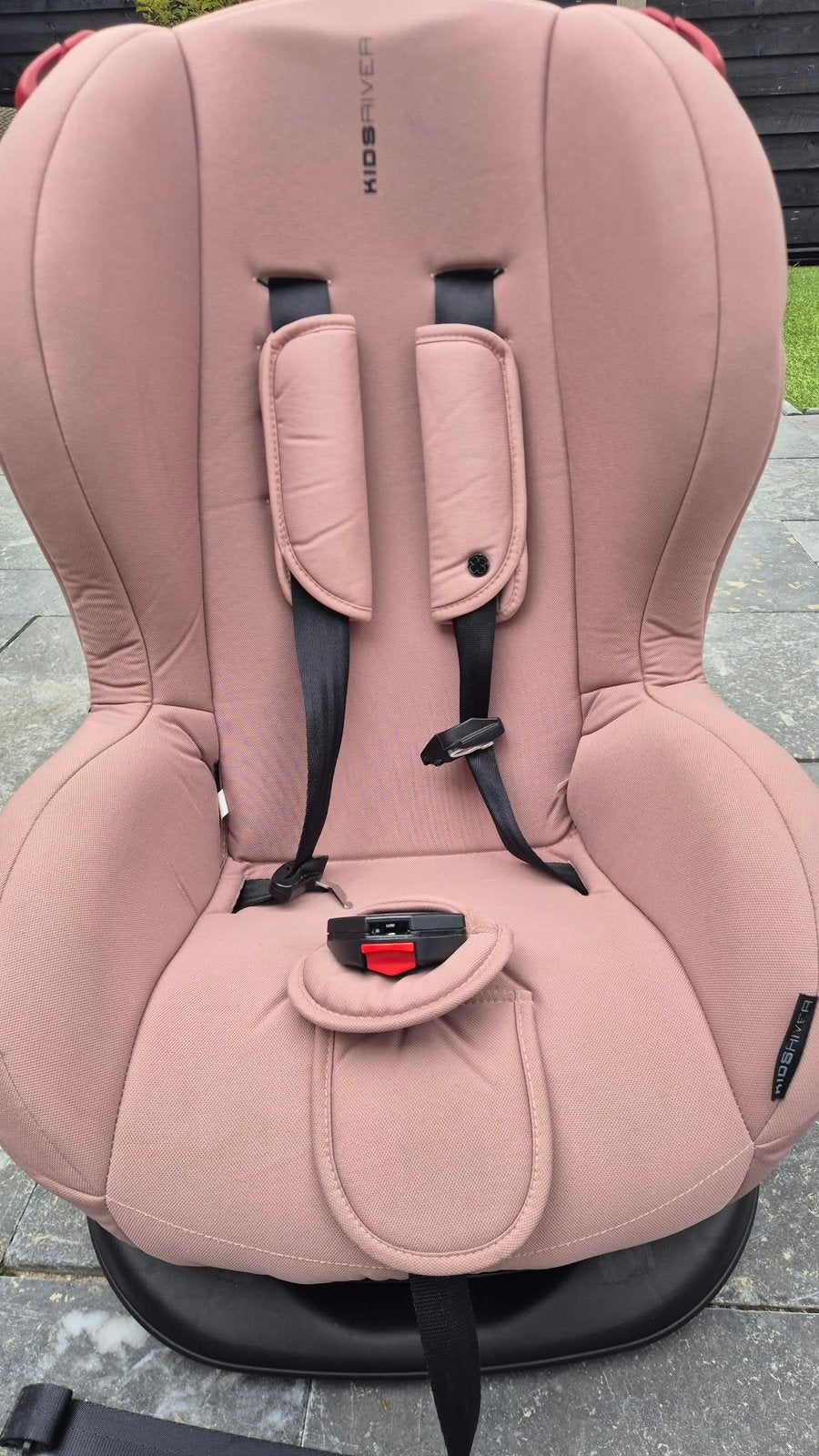 Autostoel kidsriver roze, Autogordel, 9 t/m 18 kg, Slaapstand, Zo goed als nieuw