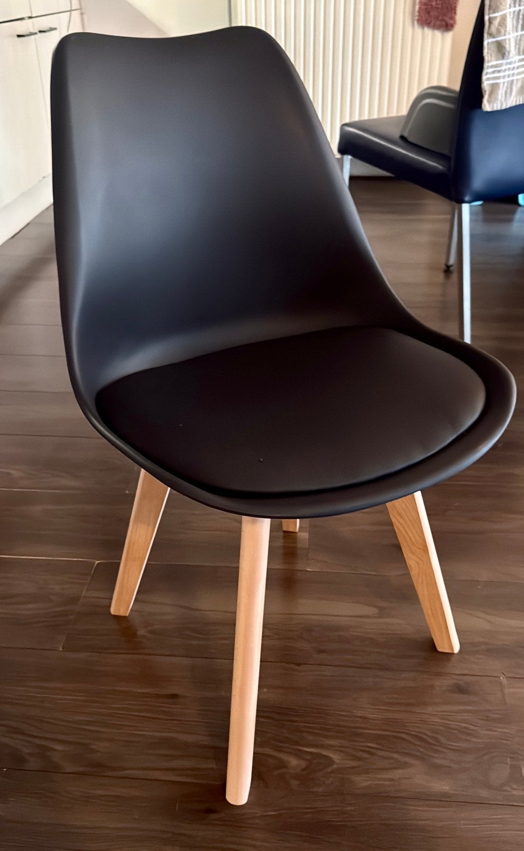 Eetstoelen Scandinavisch look, Huis en Inrichting, Ophalen, Zwart, Nieuw, Scandinavisch