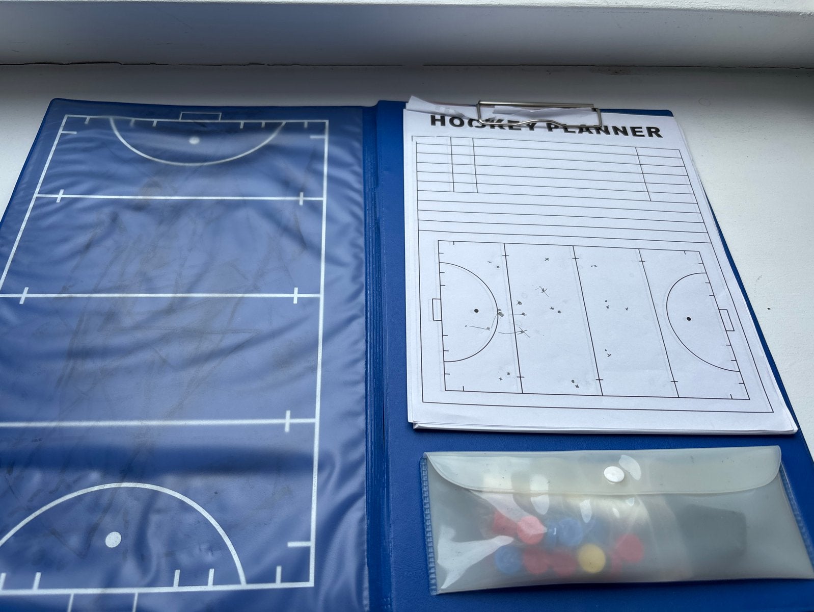 Rucanor Hockey Planner Tactiekbord, Ophalen of Verzenden, Gebruikt