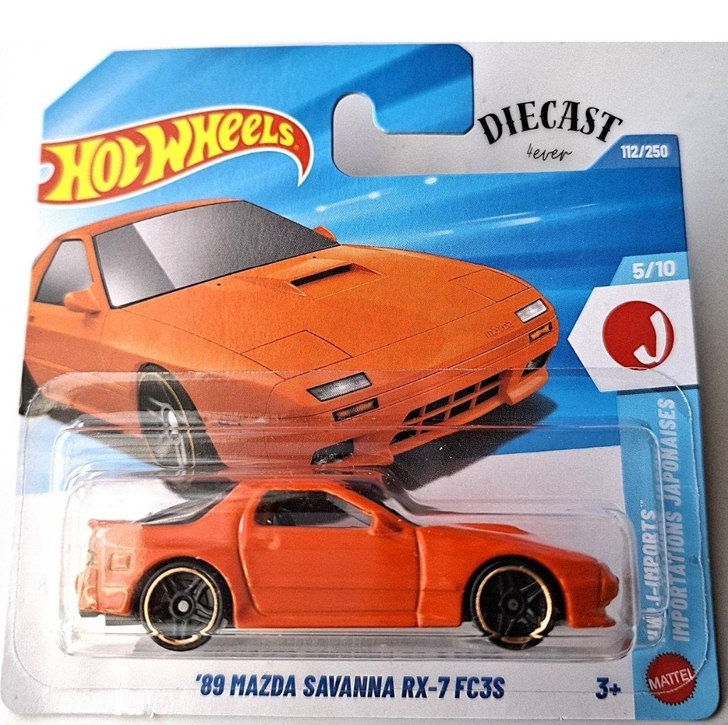 Hot Wheels '89 Mazda Savanna RX-7 FC3S, Ophalen, Nieuw, Auto