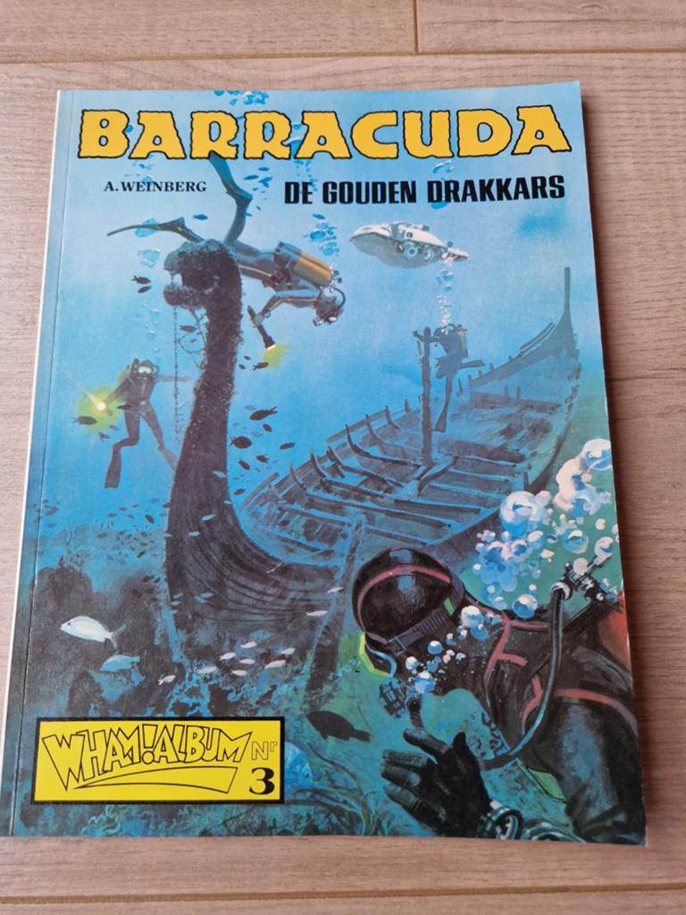 Barracuda - De Gouden Drakkars (Wham! Album nr 3), Boeken, Stripboeken, Eén stripboek, Ophalen of Verzenden, Gelezen, A. Weinberg