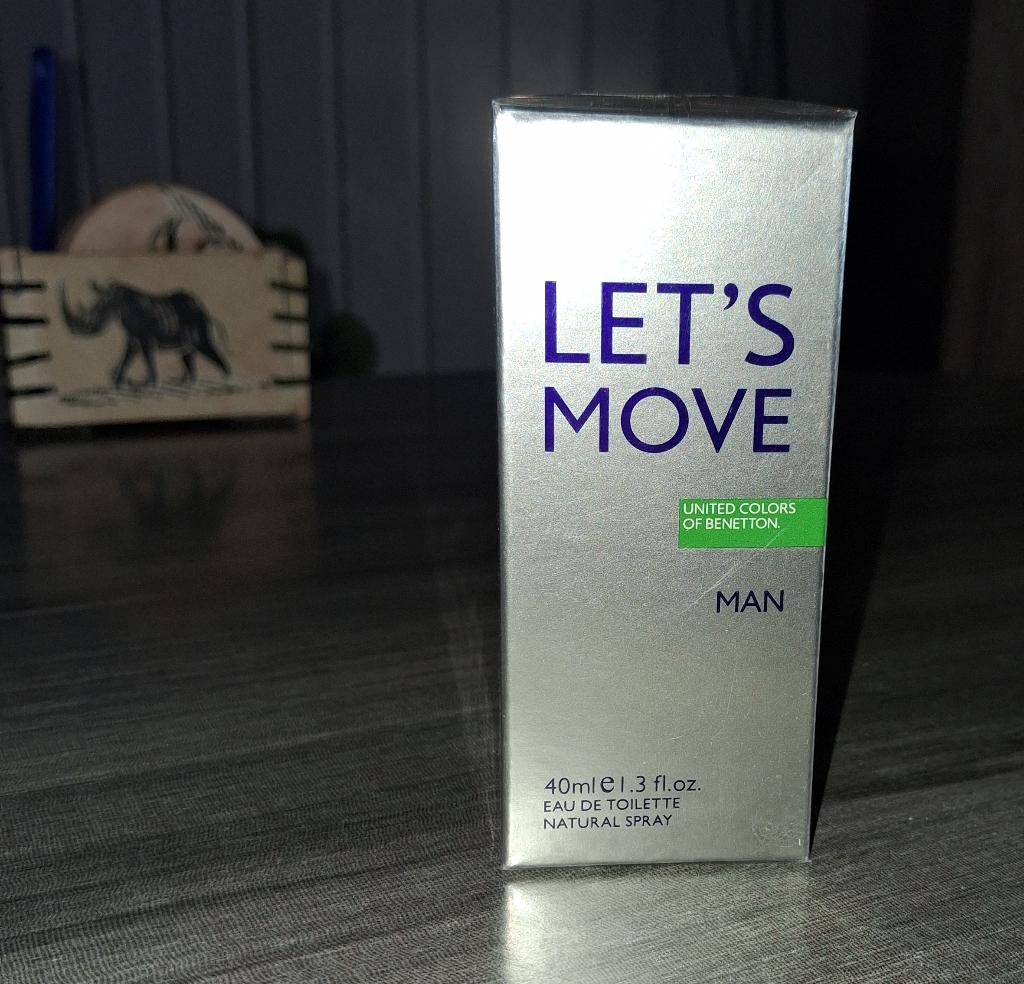 Nieuwe geur Benetton lets move man 40 ml, Ophalen of Verzenden, Nieuw