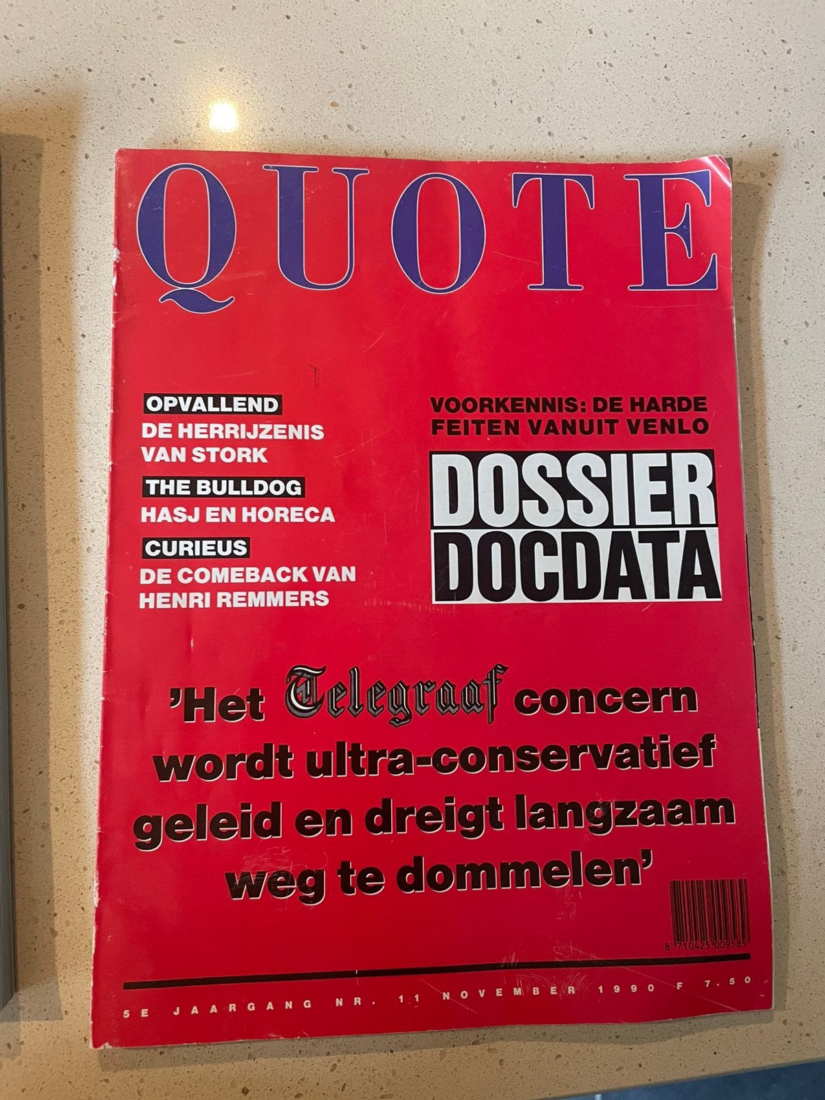 Quote 1990 nr 11 en Quote 500 2023, Ophalen of Verzenden, Gelezen, Glossy
