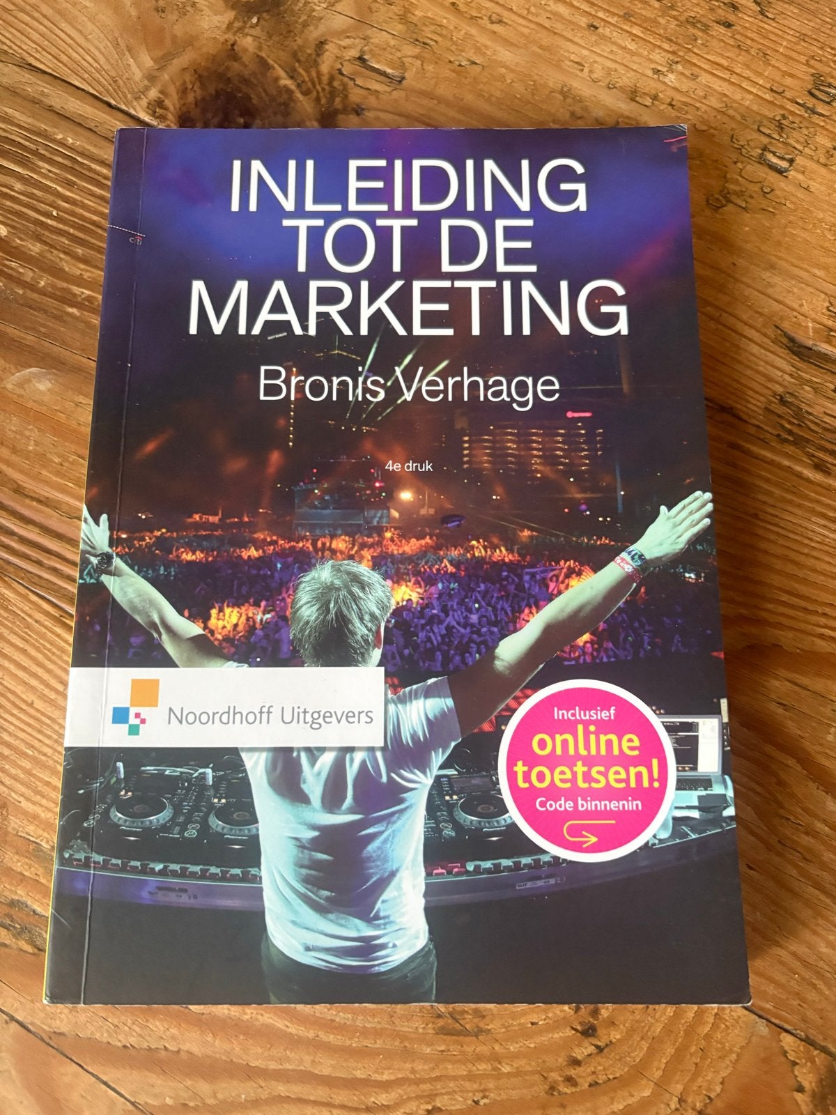 Inleiding tot de Marketing - Bronis Verhage (4e druk), Boeken, Studieboeken en Cursussen, Ophalen of Verzenden, Gamma, Zo goed als nieuw
