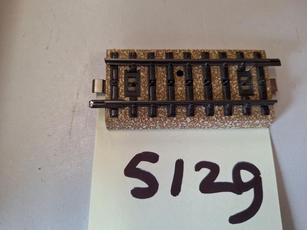 Märklin M-rail 5129 passtuk recht 70mm, Wisselstroom, Gebruikt, Rails, Ophalen of Verzenden
