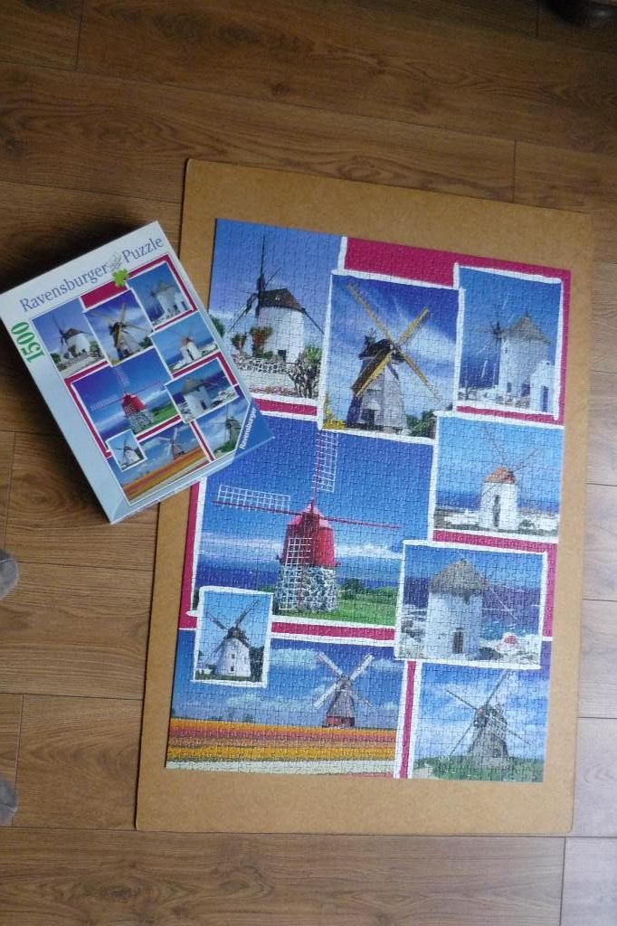 Ravensburger '' WINDMOLENS '' 1500 stukjes., Ophalen of Verzenden, 500 t/m 1500 stukjes, Gebruikt, Legpuzzel