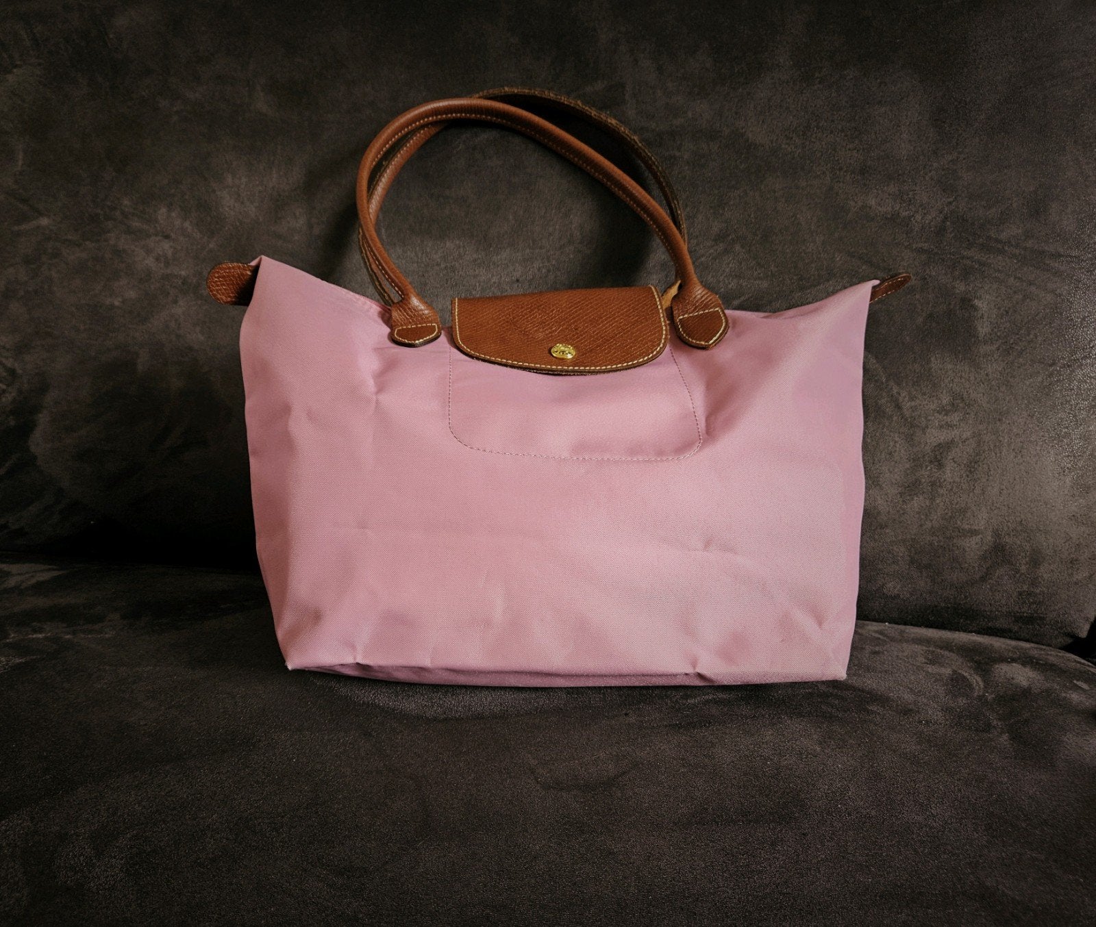 Longchamp Le Pliage M Handtas Roze, Ophalen of Verzenden, Gebruikt, Roze, Handtas