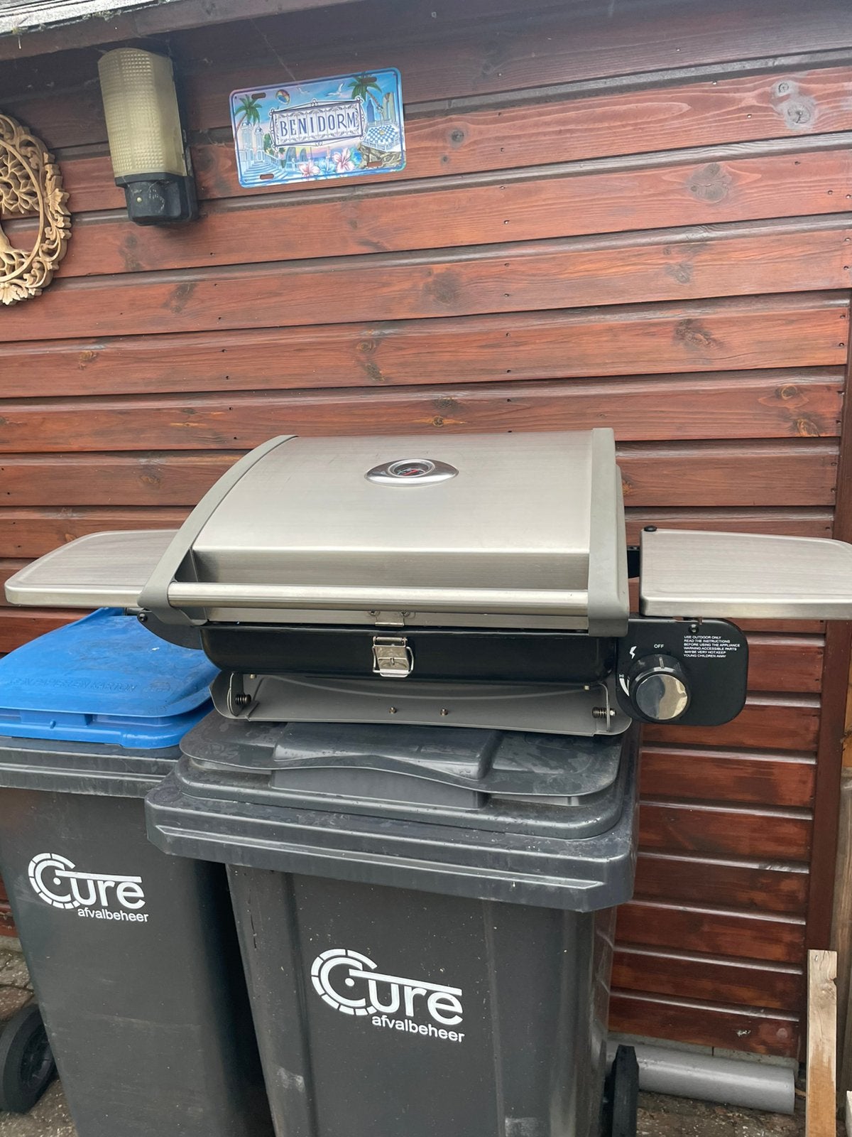 Mooie compacte bbq boretti zgan!, Ophalen, Zo goed als nieuw