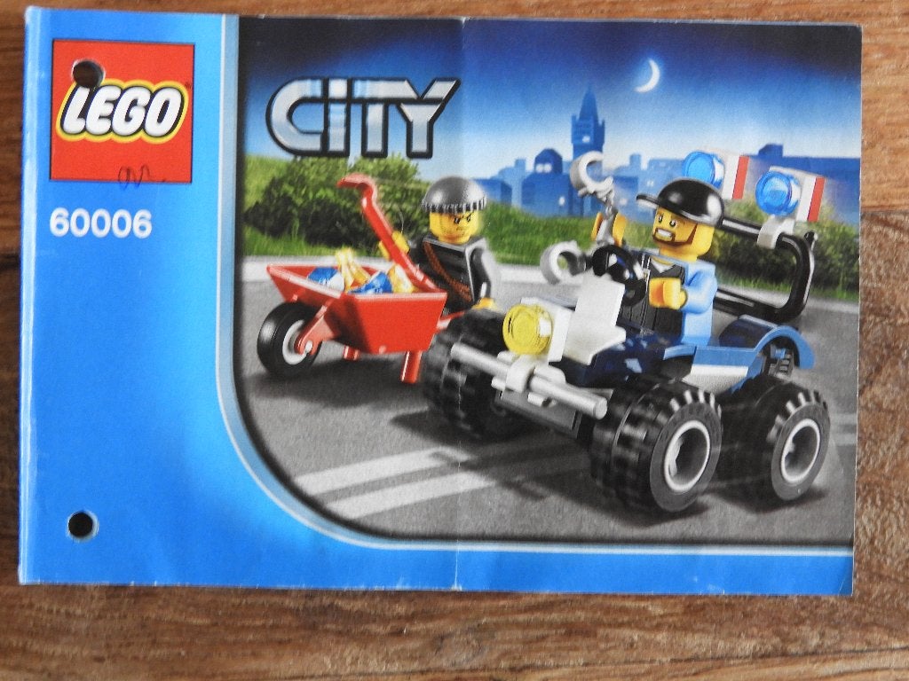 Lego 60006 Police ATV, Lego, Ophalen of Verzenden, Inclusief instructies, Complete set
