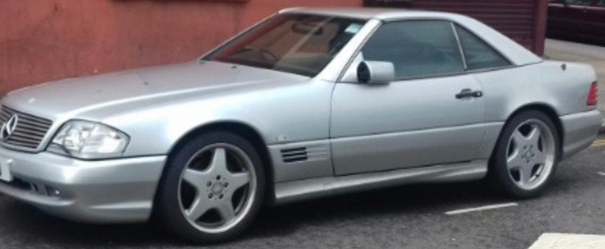 Mercedes-Benz SL 5.0 500 SL AUT U9 1990 zilver, Auto's, Mercedes-Benz, Automaat, 4973 cc, 8 cilinders, Cabriolet