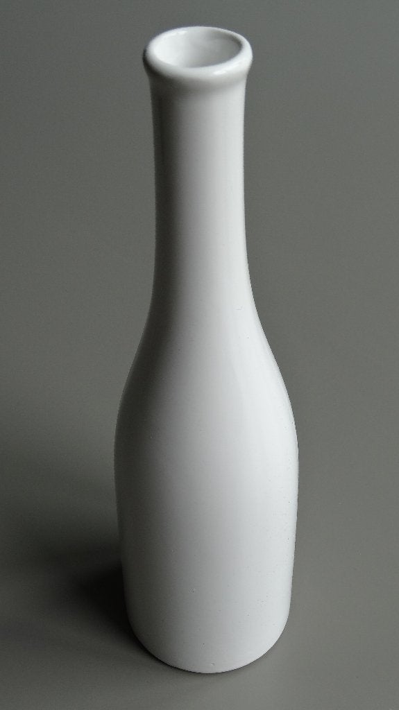 vaas vaasje flesvaasje fles wit nieuw, Huis en Inrichting, Woonaccessoires | Vazen, Ophalen of Verzenden, Nieuw, Wit