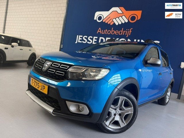 Dacia Sandero 0.9 TCe SL Stepway / bj.2017 / kleur: blauw /, Auto's, Voorwielaandrijving, 898 cc, Stof, Euro 6