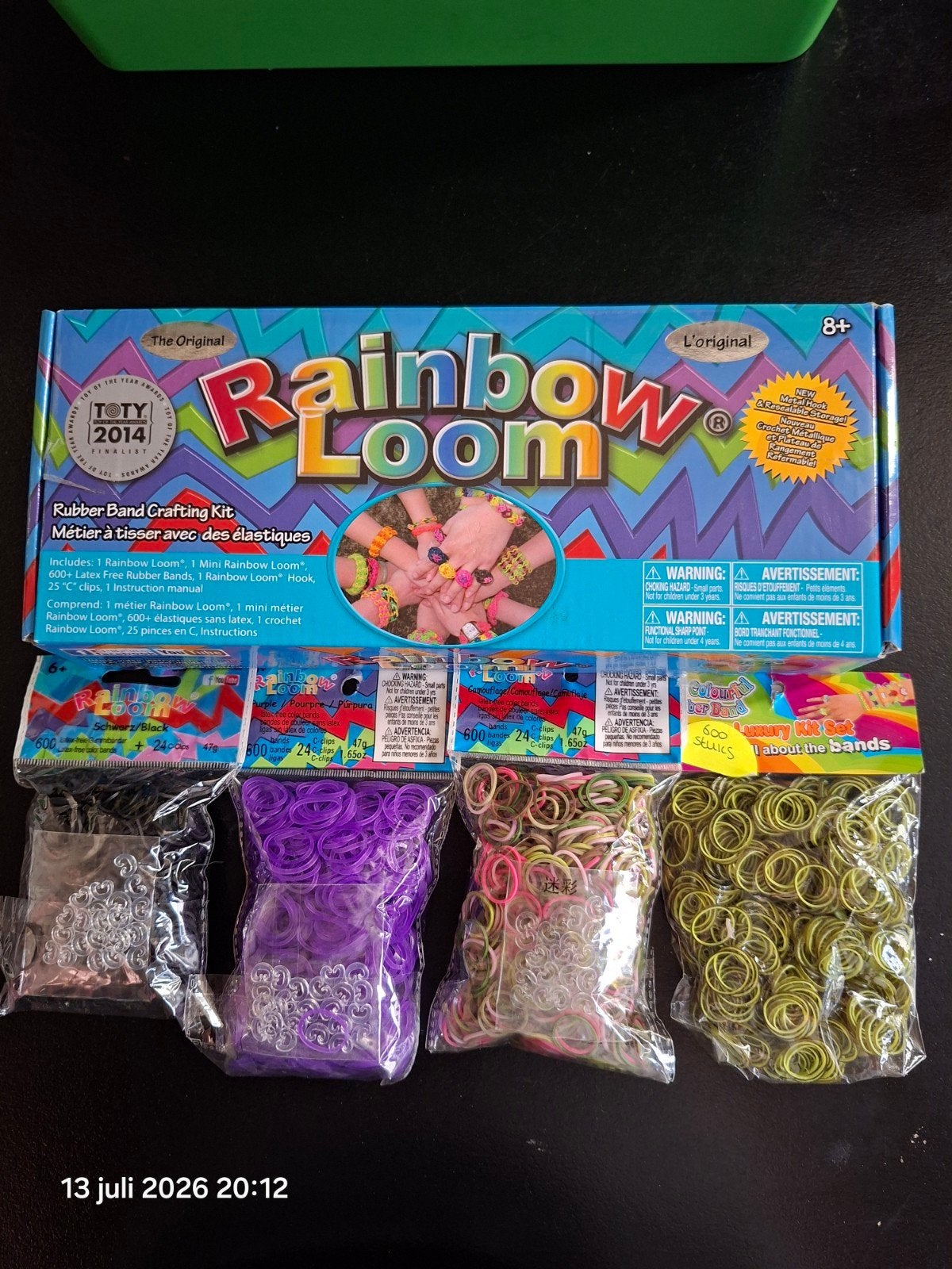 Rainbowloom pakket 3 nieuw., Ophalen, Nieuw, Meerkleurig, Rubber