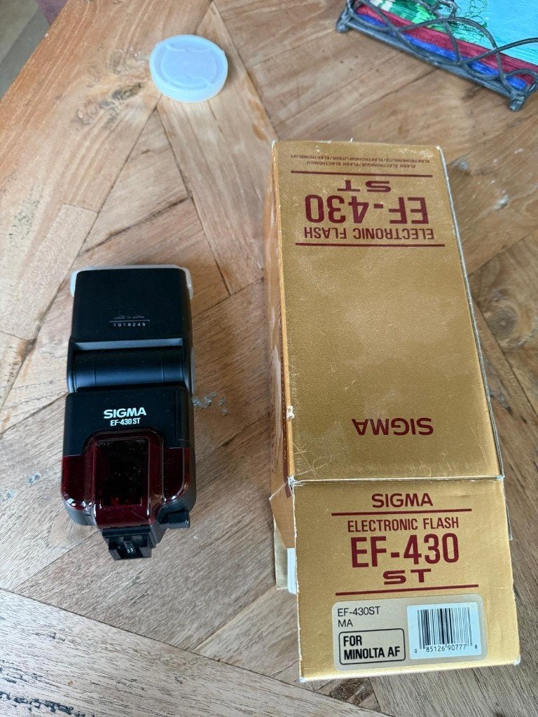 Flitser, Gebruikt, Kantelbaar, Sigma, Externe flitser