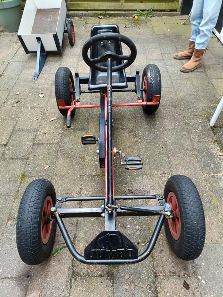 Jumbo skelter met aanhanger - Gebruikt, Ophalen, Gebruikt, Overige merken, Met kar of aanhanger