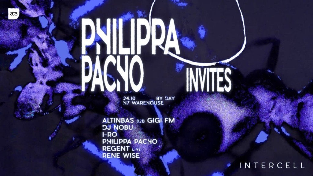 4x Philippa Pacho Invites ADE Intercell 24 oktober te koop, Drie personen of meer
