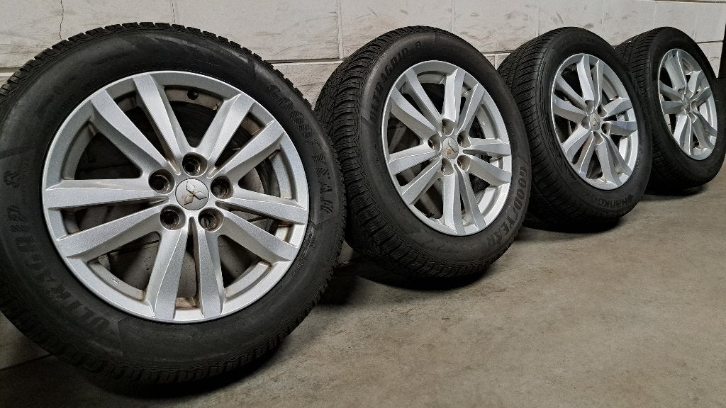 Lichtmetalen velgen Mitsubishi Asx Avenger Caliber 215/60/17, Banden en Velgen, 17 inch, Personenwagen, Gebruikt