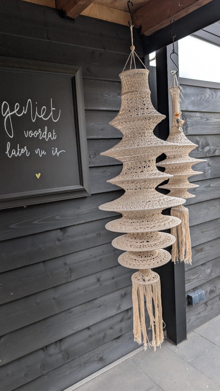 Ibiza stijl kroonluchters voor huis en tuin, Ophalen of Verzenden, Nieuw, Overige materialen, Ibiza stijl