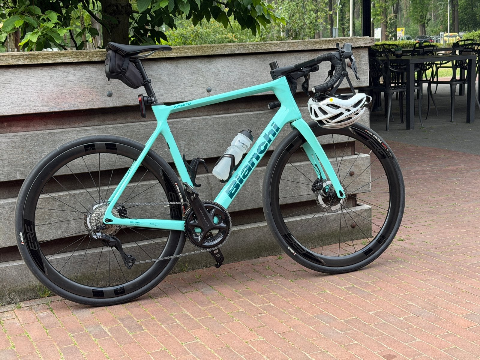 Bianchi Infinito 2026 Ultegra Di2, Carbon, Ehre Omnia II, Fietsen en Brommers, 28 inch, Carbon, Zo goed als nieuw, 57 tot 61 cm