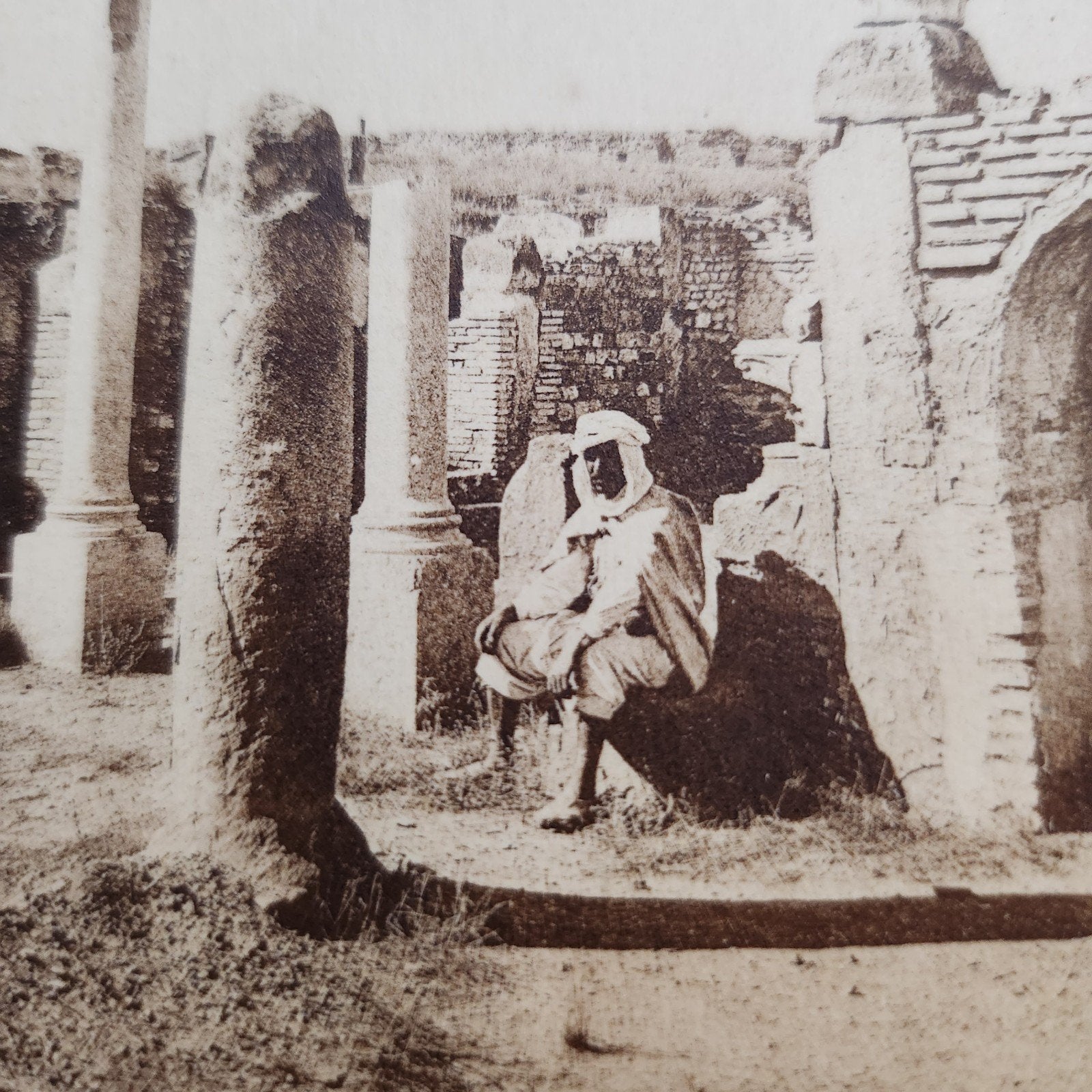 Oude Ansichtkaart: Romeinse Ruïnes Timgad, Algerije (1933), Verzenden