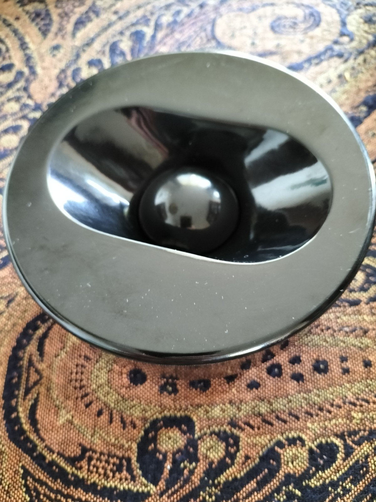 Vintage Manade asbak, zwart, Made in France, jaren '70, Ophalen of Verzenden
