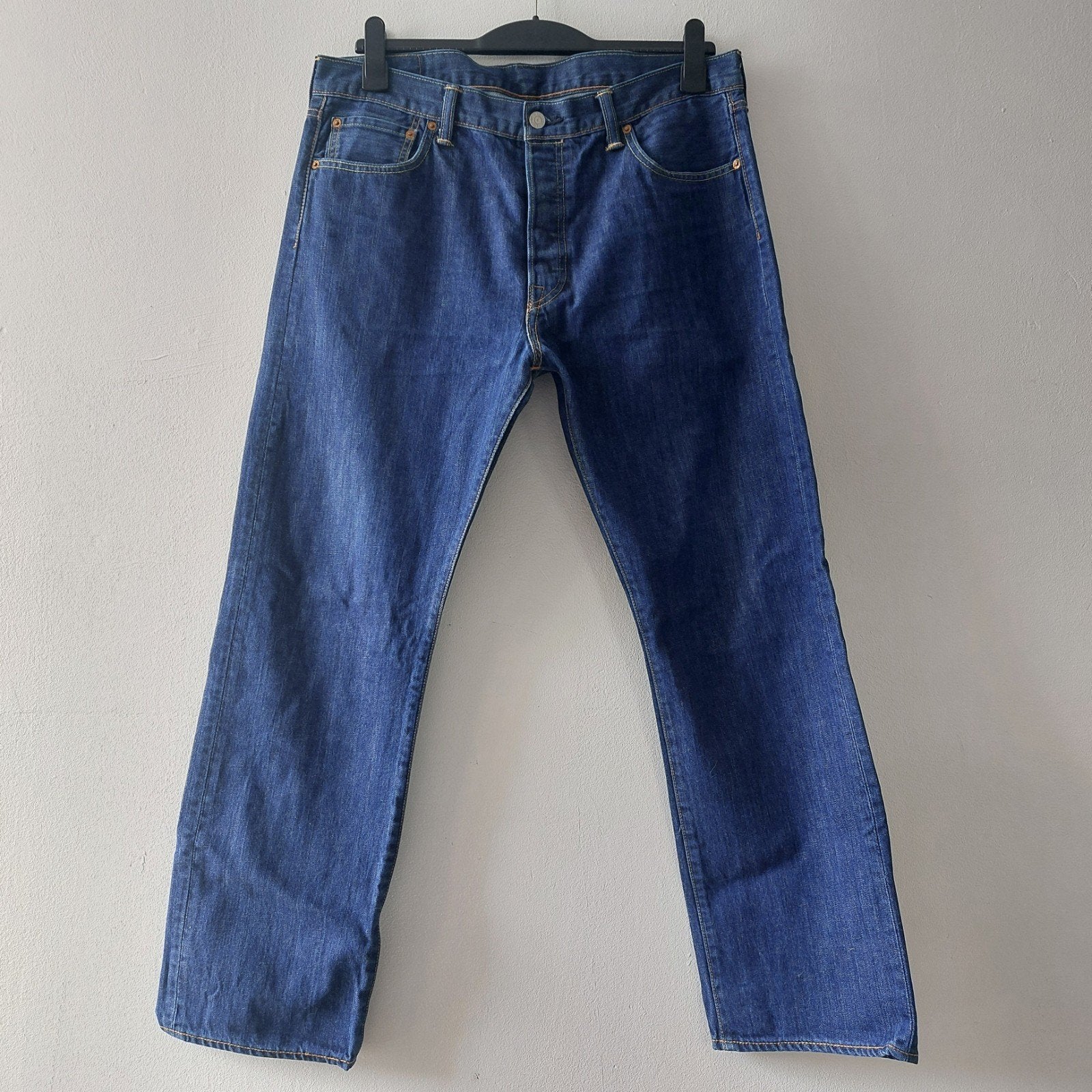 Levis 501 jeans 36, W36 - W38 (confectie 52/54), Levi's, Blauw, Ophalen of Verzenden