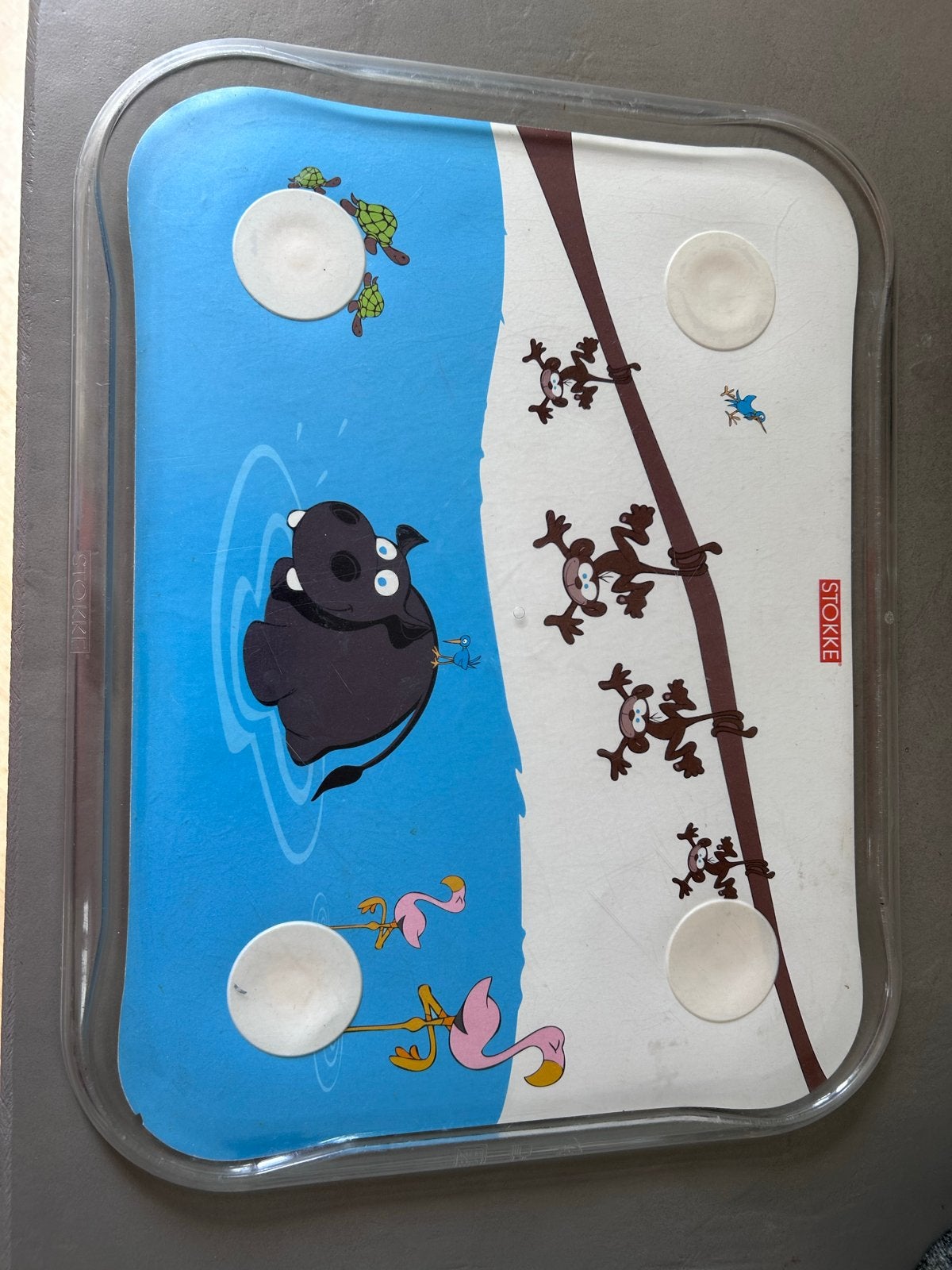 Stokke placemat met 4 afbeeldingen, Ophalen of Verzenden, Gebruikt