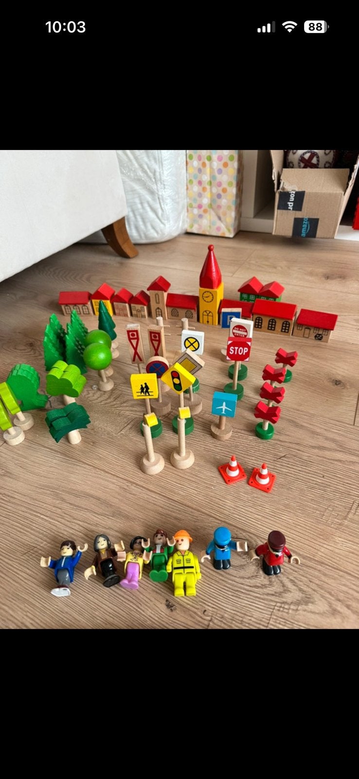 Mix of Brio, IKEA train rails, bridges, train sets etc., Verzenden, Gebruikt
