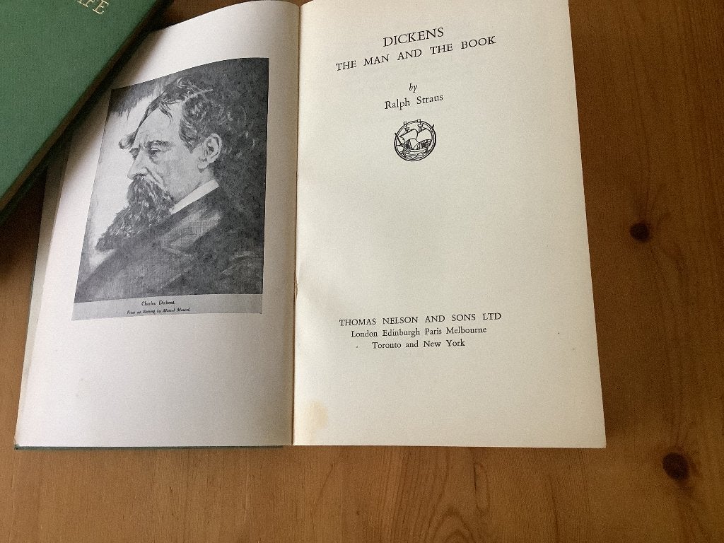 Charles Dickens/Straus, the man and the book, 1936, Antiek en Kunst, Antiek | Boeken en Bijbels, Ophalen of Verzenden, Charles Dickens/Straus