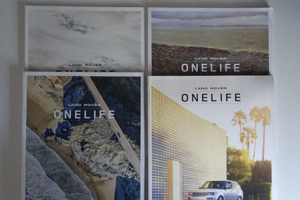 Land Rover Onelife Magazine - Set van 4, Boeken, Algemeen, Diverse auteurs, Ophalen of Verzenden, Zo goed als nieuw