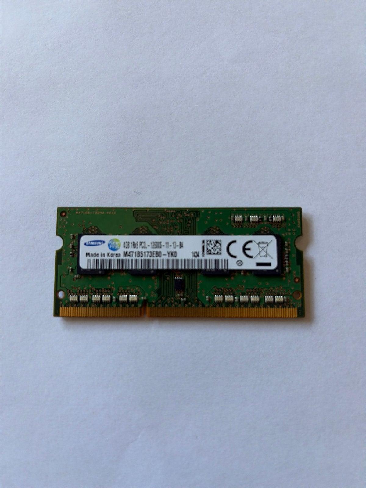 Samsung 4GB DDR3L 1600MHz Laptop RAM (PC3L-12800S), Computers en Software, RAM geheugen, Gebruikt, DDR3, Ophalen of Verzenden
