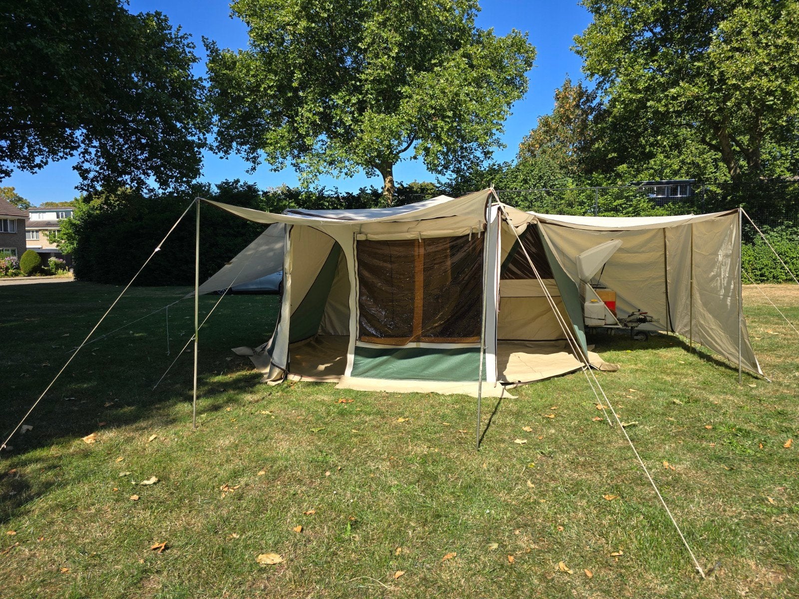 Holtkamper Spacer Expeditie vouwwagen met uitschuifbaar bed, Ophalen, Beige, Aanwezig, Holtkamper