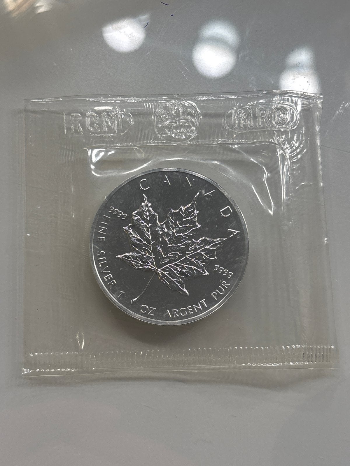 Zilveren Maple Leaf 1990, Ophalen, Losse munt, Zilver