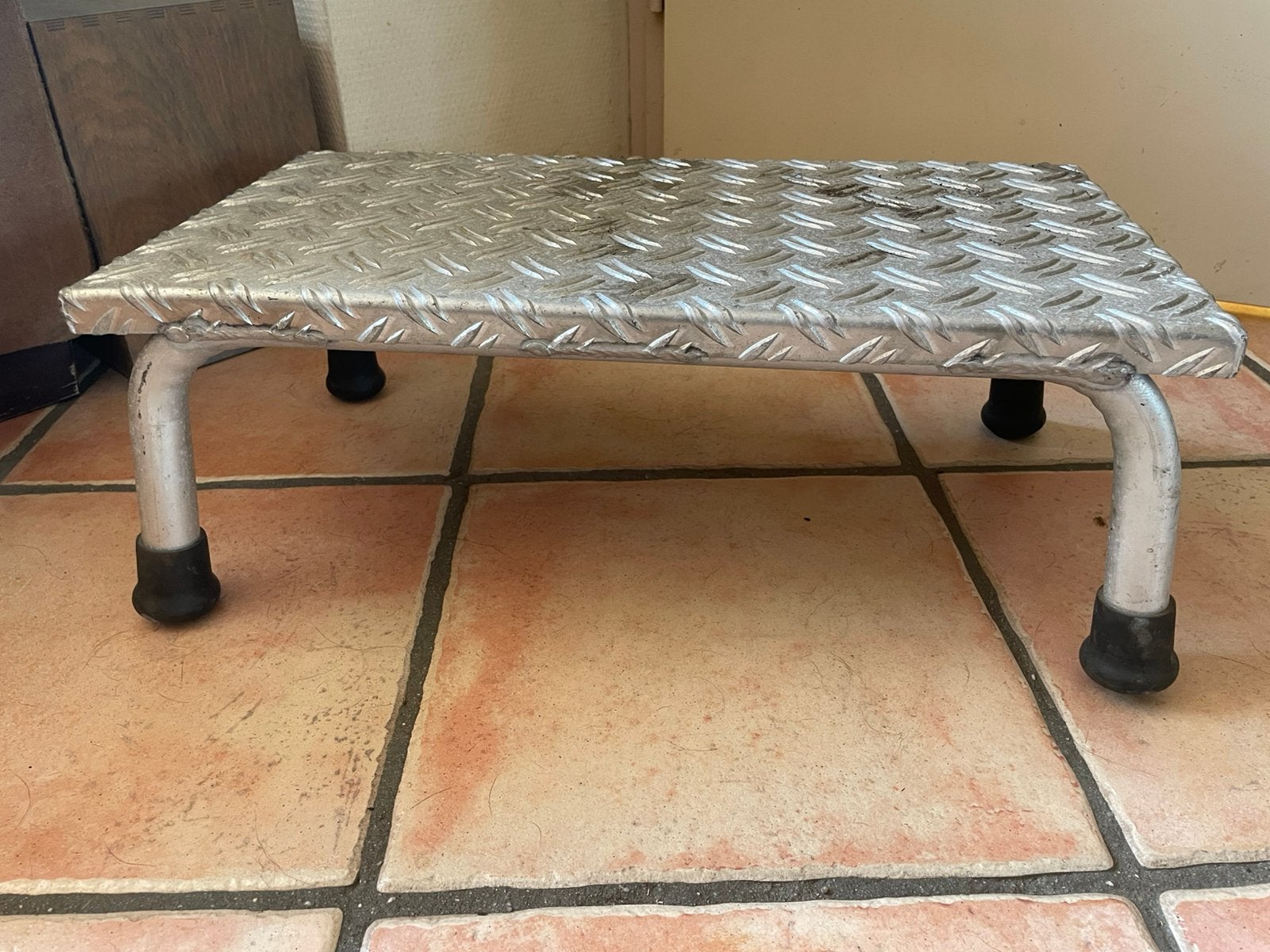 opstapje van aluminium, Caravans en Kamperen, Caravan accessoires, Ophalen, Gebruikt