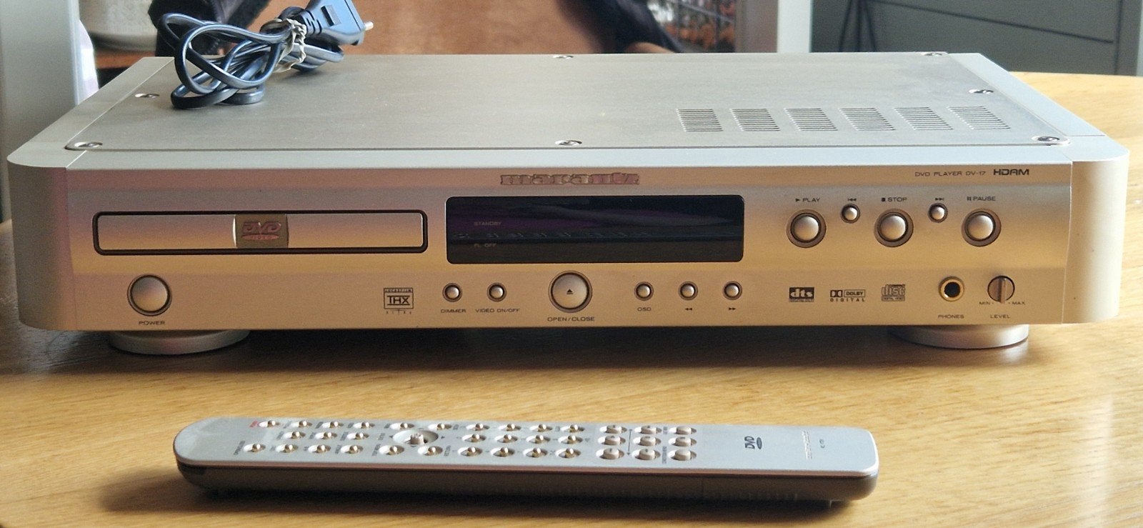 marantz dvd speler dv17 met originele afstandsbediening rc17, Ophalen of Verzenden, Zo goed als nieuw, Dvd-speler, Overige merken
