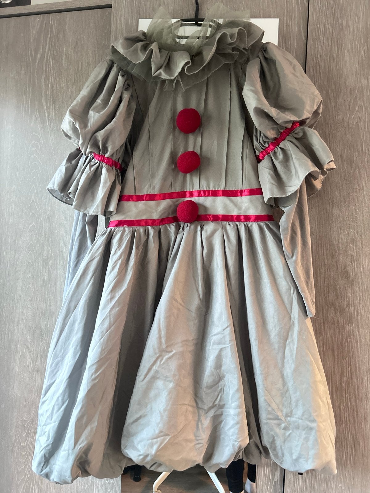 Carnavalskostuum clown - Pennywise stijl, Maat 42/44 (L), Ophalen of Verzenden, Halloween, Kleding