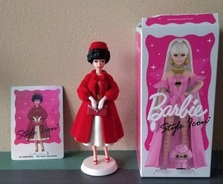 Barbie style icon, silken flame 1962, vinyl figuurtje Popmar, Ophalen of Verzenden, Gebruikt