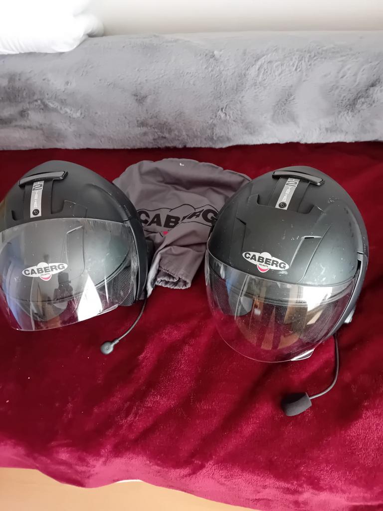2 Caberg Systeemhelmen met Intercom - Maat M & XS, M, Systeemhelm, Heren, Ophalen of Verzenden