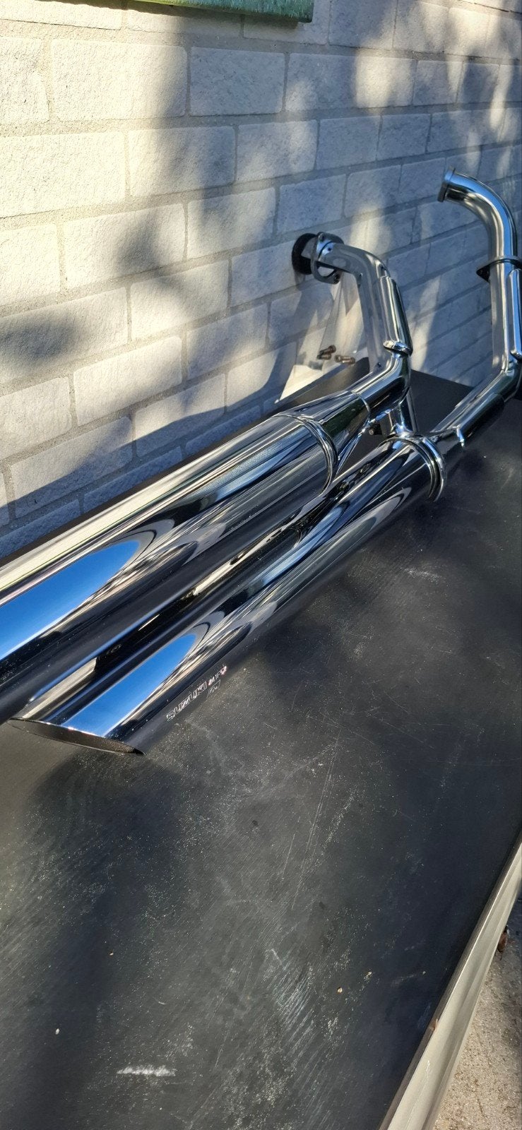 Originele uitlaat Suzuki intruder 800, Ophalen, Gebruikt