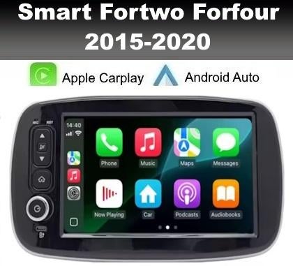 Smart Fortwo 2015-2020 navigatie android 14 apple carplay, CarAudioExpert, Curieweg Spijkenisse, Nieuw, Ophalen of Verzenden