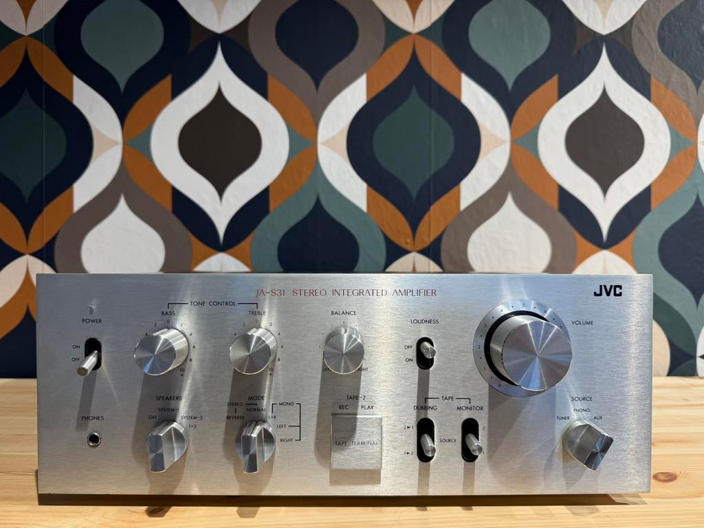 JVC JA-S31, gereviseerd, zeer mooi, met garantie, Ophalen, Contact@vintageaudiobreda.nl, JVC, Zo goed als nieuw