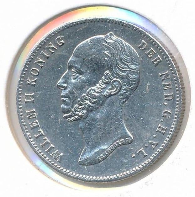 Nederland Halve Gulden 1848 Willem 2